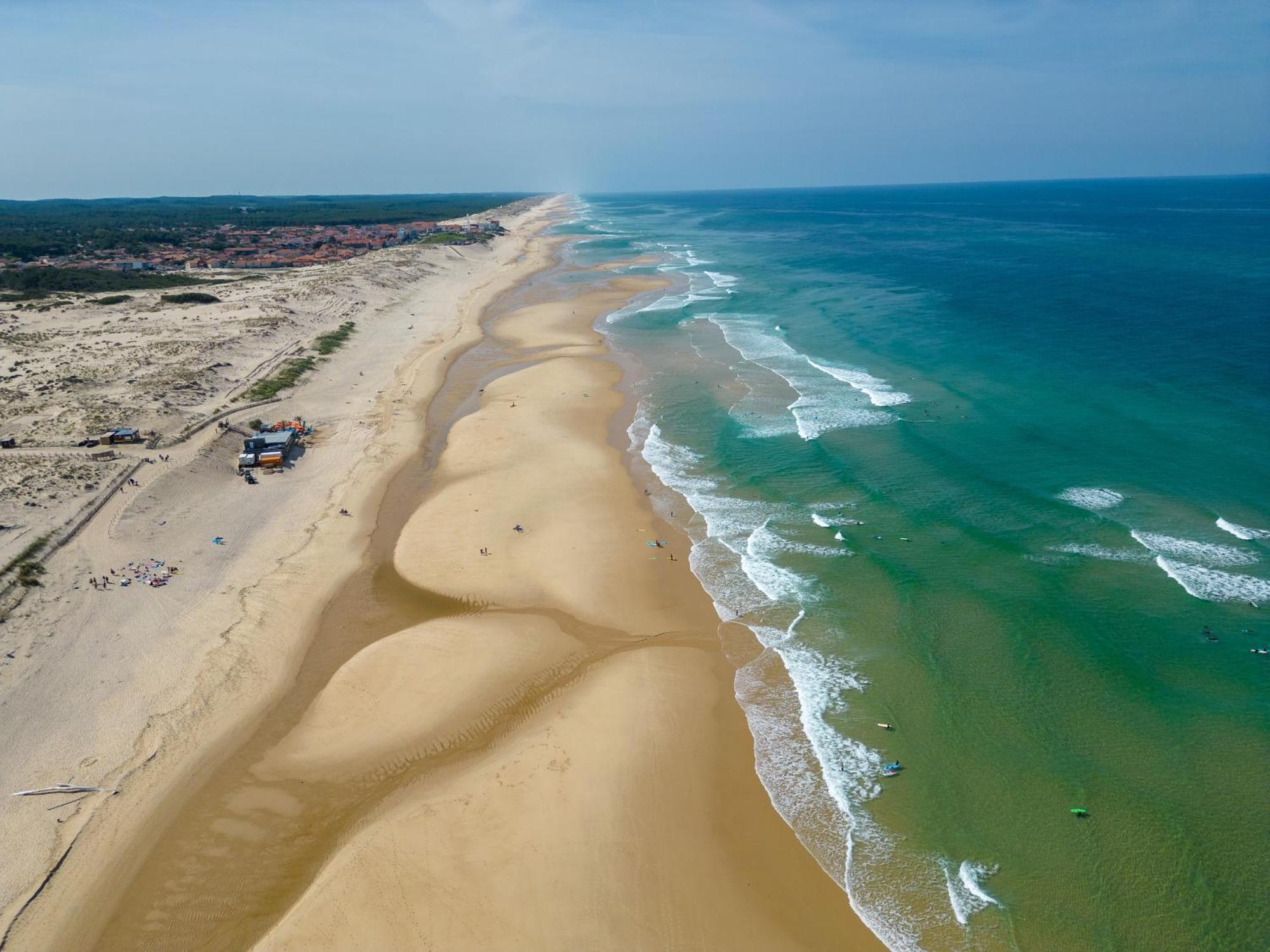 Appartement A Deux Pas De La Mer, Biscarrosse Plage - 4 Pers. - Terrasse Et Parking Inclus - Fr-1-319-447 מראה חיצוני תמונה